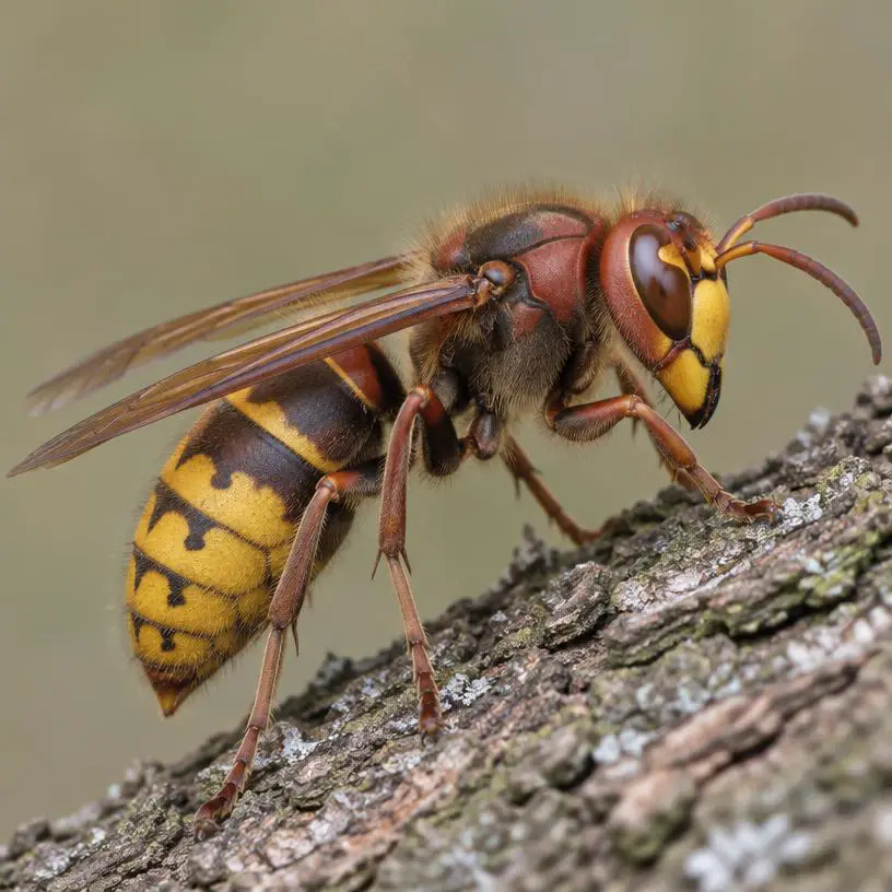 European hornet (Vespa crabro)